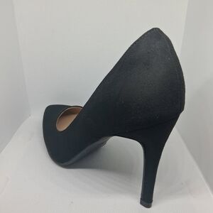 ORIPALLA Black Suede High Heels